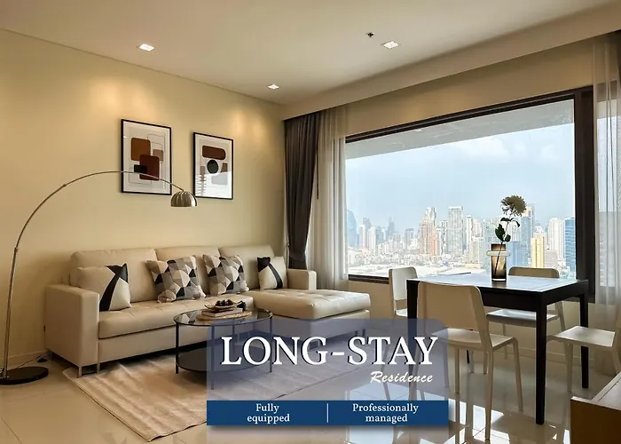 Spacious High Rise 2br - Ultra Fast Wifi - Phrom Phong Appartamento *