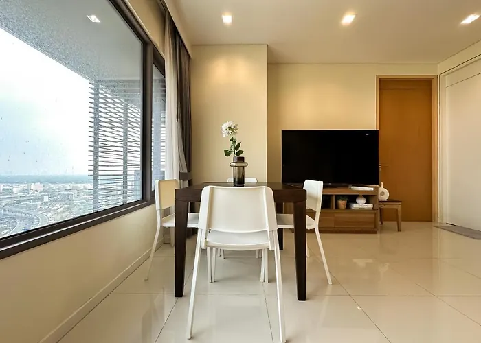 Spacious High Rise 2br - Ultra Fast Wifi - Phrom Phong * Bangkok