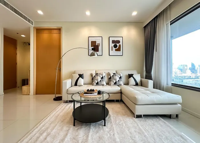 Spacious High Rise 2br - Ultra Fast Wifi - Phrom Phong Apartamento