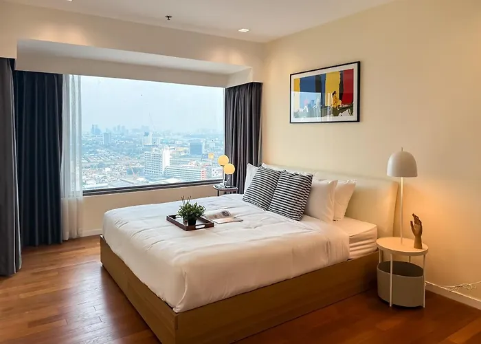 Apartamento Spacious High Rise 2br - Ultra Fast Wifi - Phrom Phong Bangkok