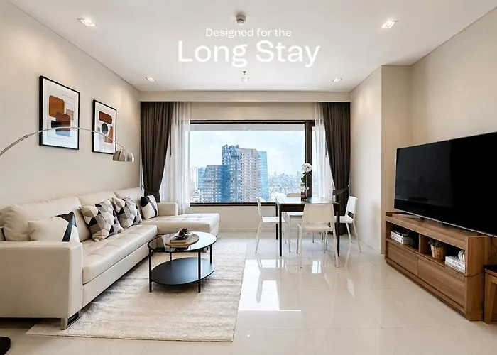 Spacious High Rise 2br - Ultra Fast Wifi - Phrom Phong Appartamento